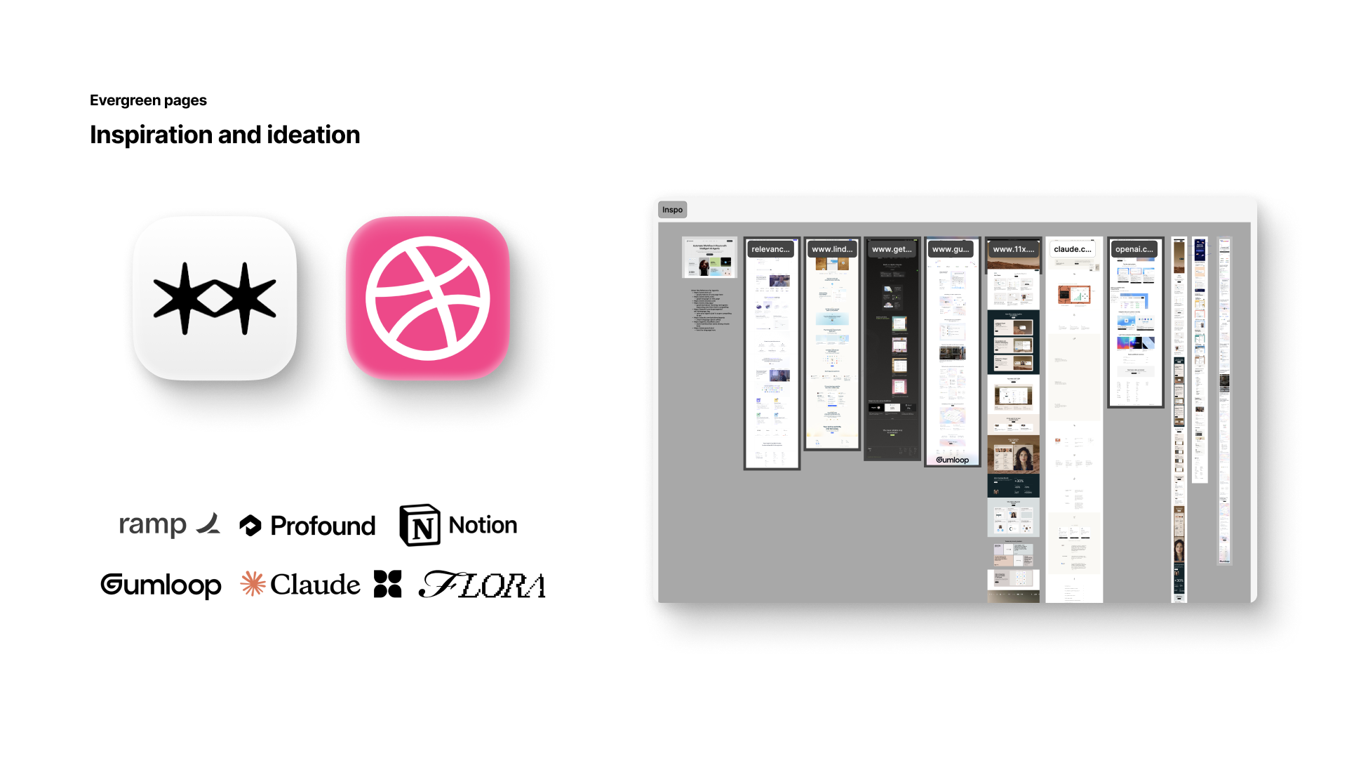 Inspiration and ideation